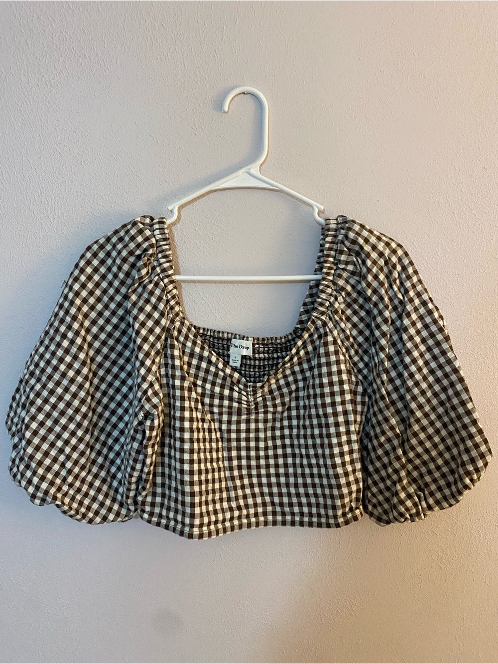The Drop Brown & White Gingham Set - Picture 3 of 6